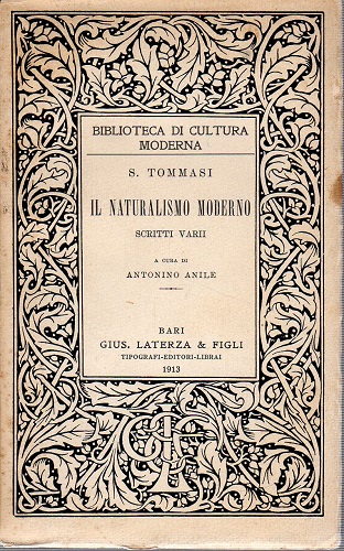 Il naturalismo moderno scritti vari