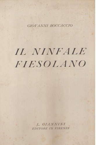 IL NINFALE FIESOLANO