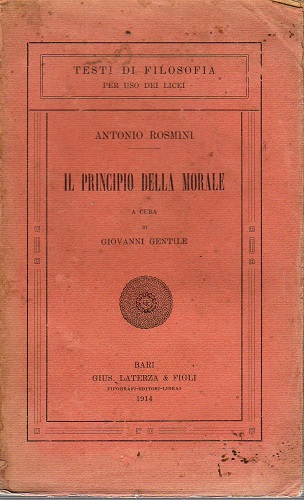 Il principio della morale