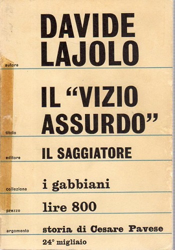 Il vizio assurdo storia