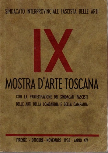 IX mostra d'arte Toscana catalogo