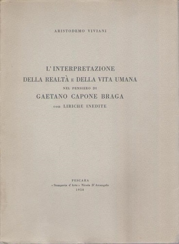 L'interpretazione della realtà e della vita umana nel pensiero di …