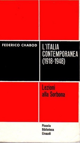 L'ITALIA CONTEMPORANEA (1918-1948)- Lezioni alla Sorbona)