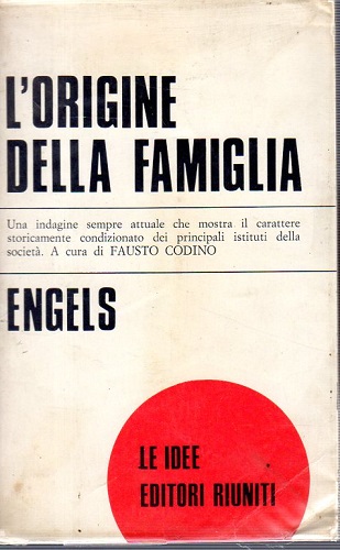 L'origine della famiglia della proprietà privata e dello stato