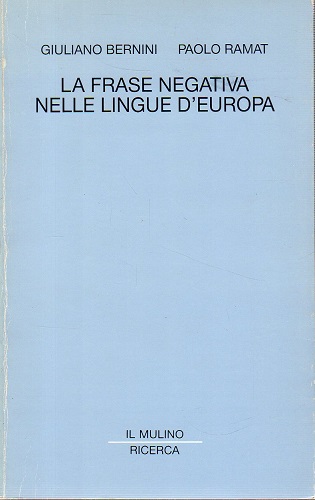 La frase negativa nelle lingue d'Europa