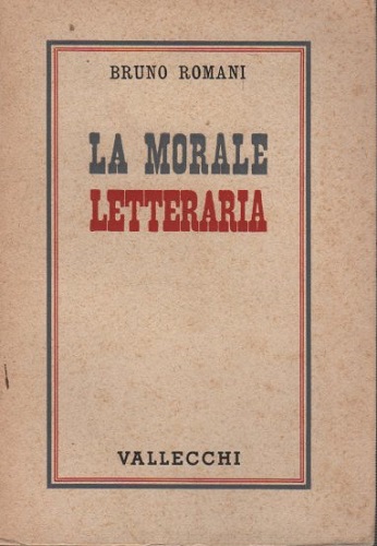 LA MORALE LETTERARIA