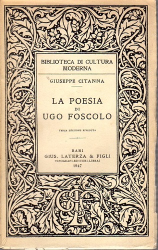 La poesia di Ugo Foscolo