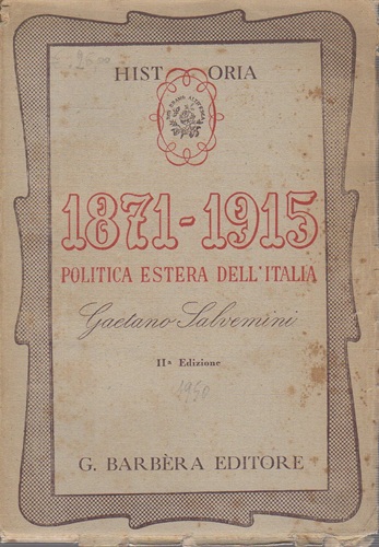La politica estera dell'Italia 1871 1915