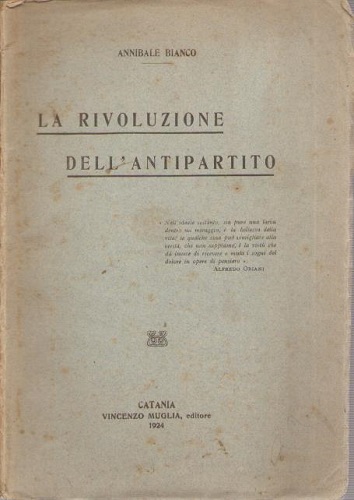 La rivoluzione dell'antipartito
