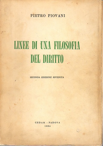 Linee di una filosofia del diritto
