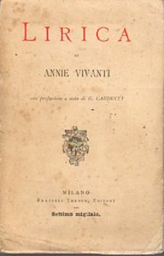 Lirica con prefazione e nota di G Carducci