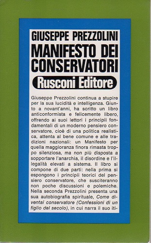 Manifesto dei conservatori