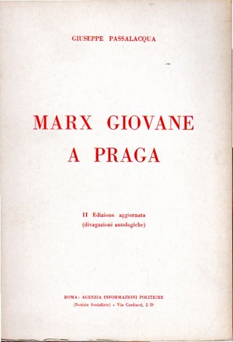 Marx giovane a Praga
