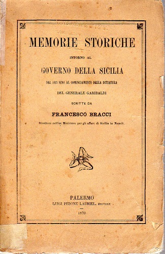 Memorie storiche intorno al governo della Sicilia