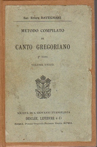 Metodo compilato di canto gregoriano