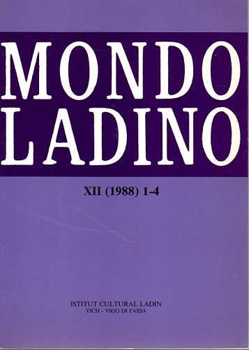 Mondo Ladino XII 1988 1-4