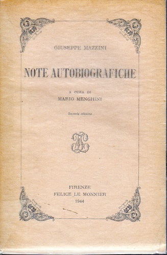 Note autobiografiche a cura di Mario Menghini