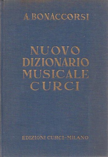 Nuovo dizionario musicale Curci