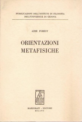 ORIENTAZIONI METAFISICHE