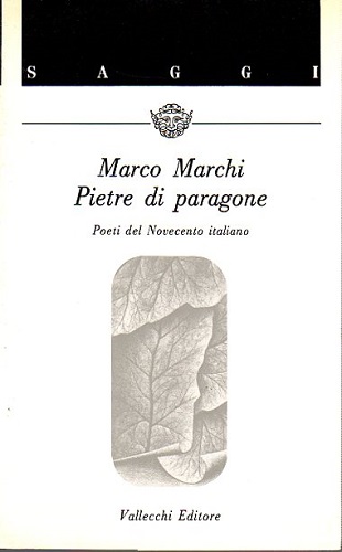 Pietre di paragone poeti del novecento italiano