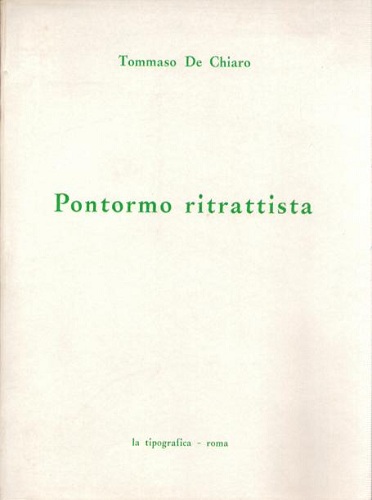 PONTORMO RITRATTISTA