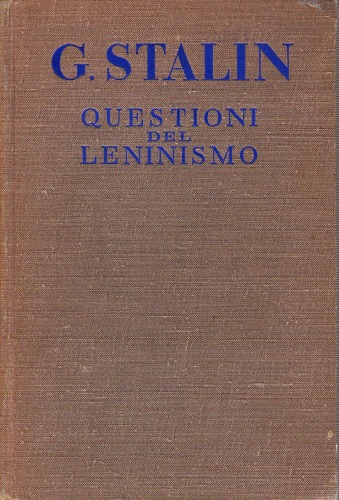 QUESTIONI DEL LENINISMO