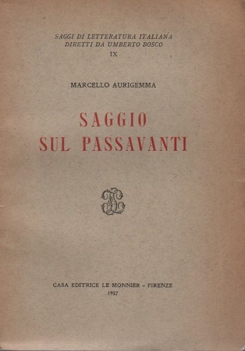Saggio sul Passavanti
