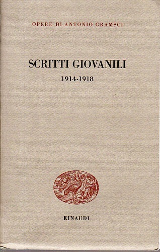 Scritti giovanili 1914 1918