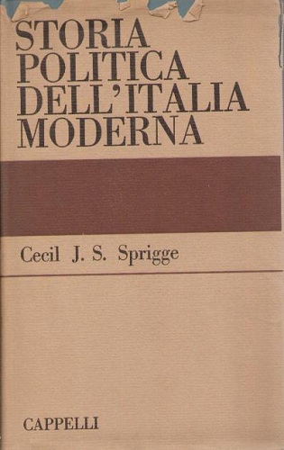 STORIA POLITICA DELL'ITALIA MODERNA