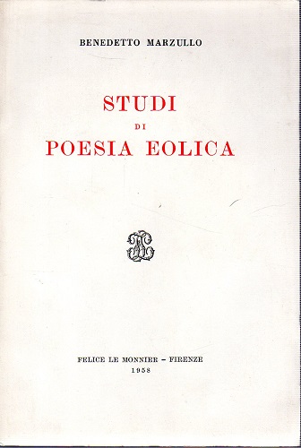 Studi di poesia eolica