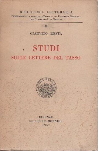 Studi sulle lettere del Tasso