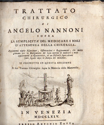 Trattato di chirurgia sopra la semplicità del medicare i mali …