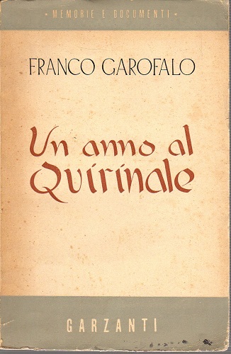 Un anno al Quirinale