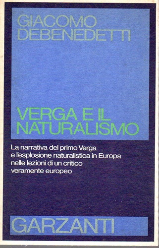Verga e il naturalismo. La narrativa del primo Verga e …