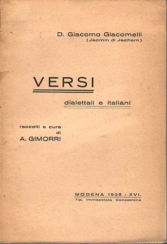 VERSI DIALETTALI E ITALIANI (PAVULLO)