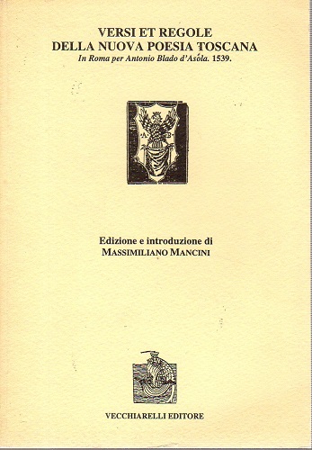Versi et regole della nuova poesia Toscana in Roma per …