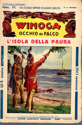 Winoga occhio di falco L'isola della paura fasc 34