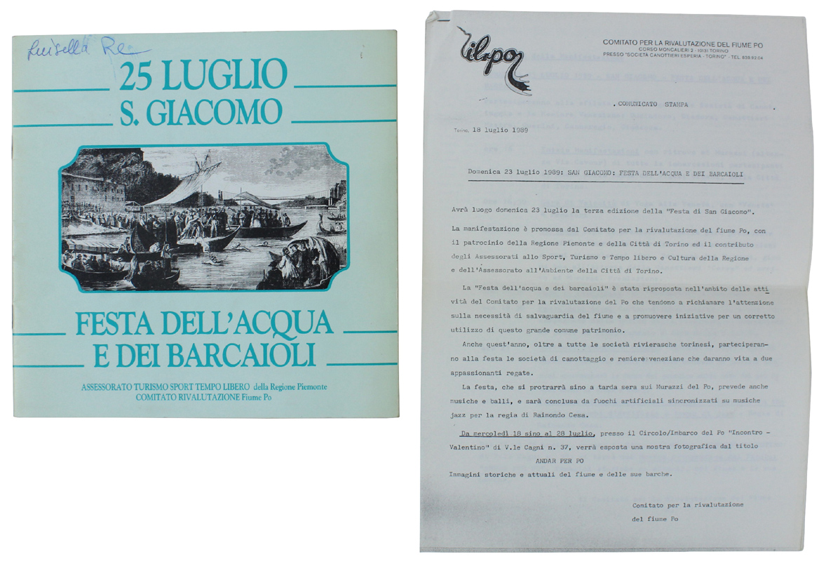 25 LUGLIO - S. GIACOMO. FESTA DELL'ACQUA E DEI BARCAIOLI.