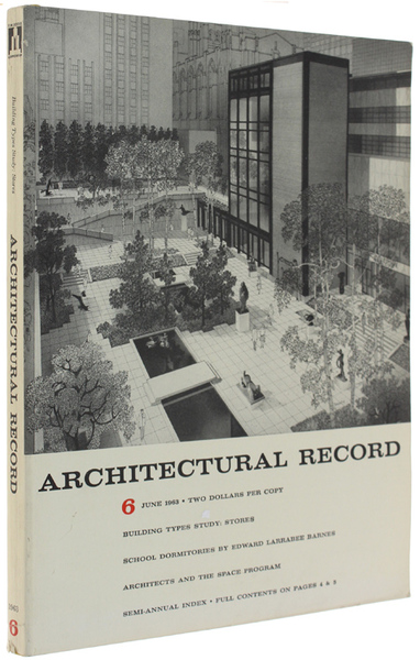 ARCHITECTURAL RECORD No. 6 - June 1963.