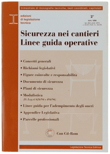 SICUREZZA NEI CANTIERI. LINEE GUIDA OPERATIVE.