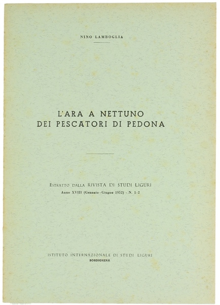 L'ARA A NETTUNO DEI PESCATORI DI PEDONA.