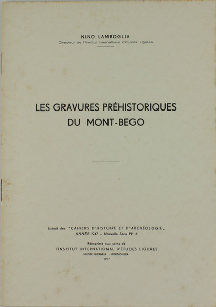 LES GRAVURES PREHISTORIQUES DU MONT-BEGO.