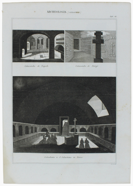 ARCHEOLOGIA. Venti tavole con incisioni in rame tratte dall'ATLANTE della …