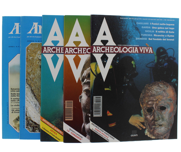 ARCHEOLOGIA VIVA: Lotto di 5 numeri: 9, 10, 29, 33, …