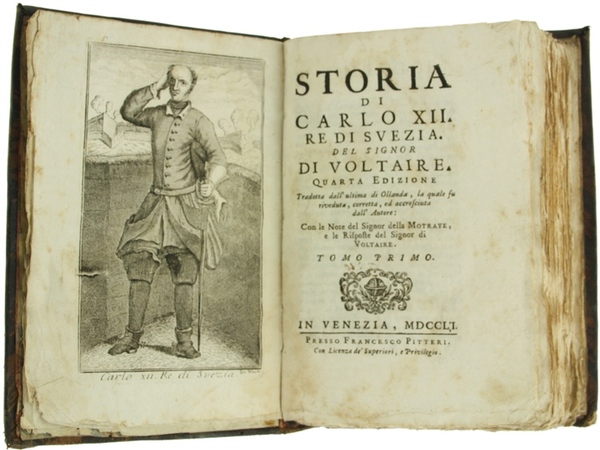 STORIA DI CARLO XII RE DI SVEZIA. Quarta edizione tradotta …