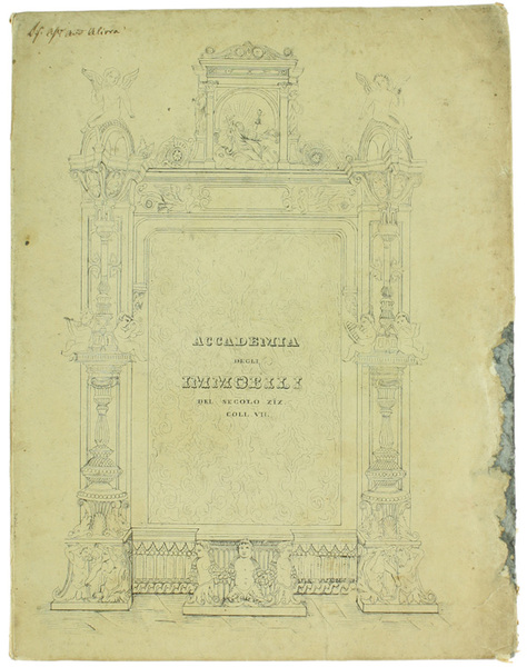 ACCADEMIA DEGLI IMMOBILI del secolo XIX. Coll. VII.