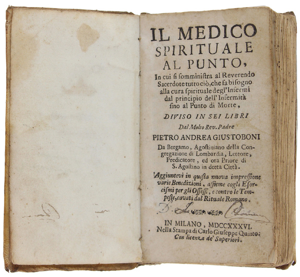 IL MEDICO SPIRITUALE AL PUNTO, in cui si somministra al …