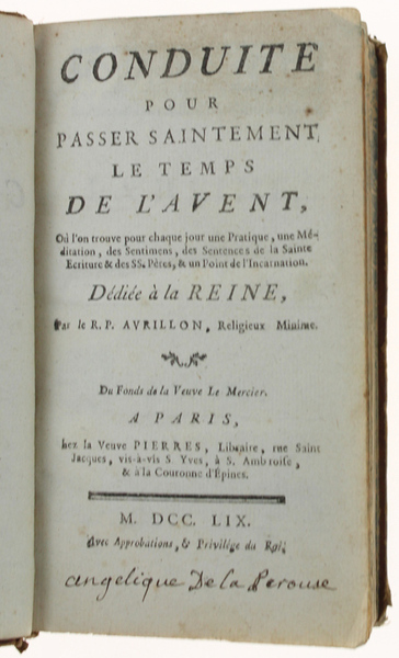 CONDUITE POUR PASSER SAINTEMENT LE TEMPS DE L'AVENT, ou l'on …
