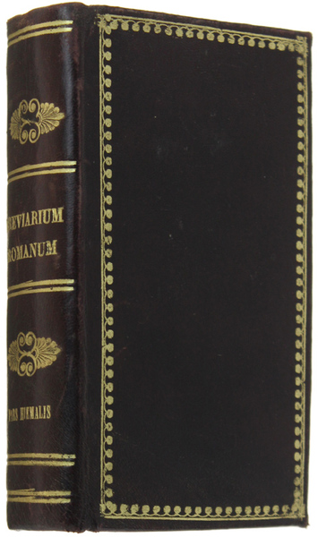 BREVIARIUM ROMANUM Juxta Exemplar Parisinum, anno MDCCLXXV, SS.Pont. Pio VI …