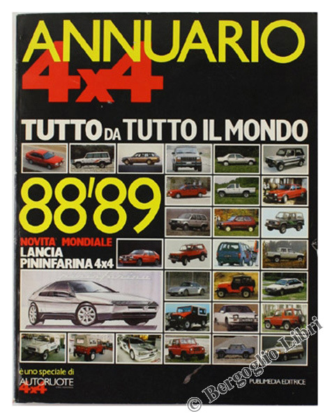 ANNUARIO 4X4. Tutto da tutto il mondo. '88/'89.